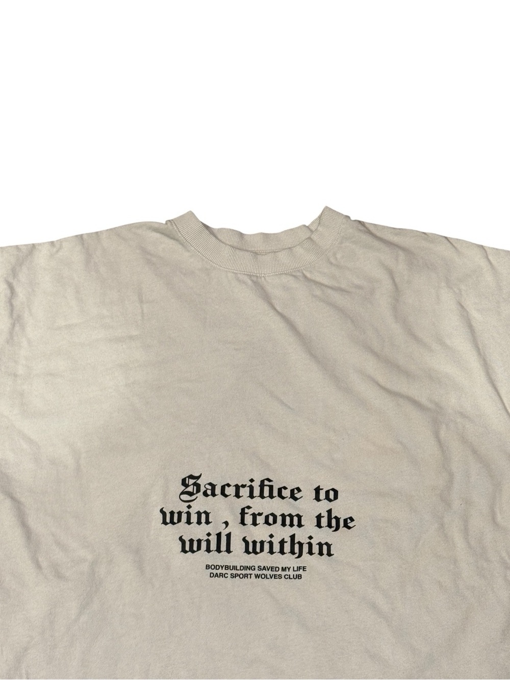 Darc Sport X Bodybuilding Saved My Life Praying Hands Creator Shirt Men’s Sz XL - Picture 3 of 6